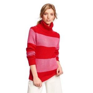 NWT Isaac Mizrahi Pink Red Target Striped Sweater